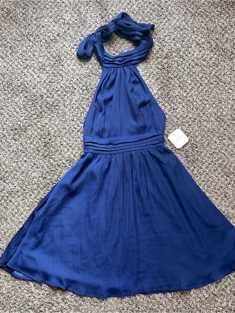 Altar'd State Royal Blue Halter Dress